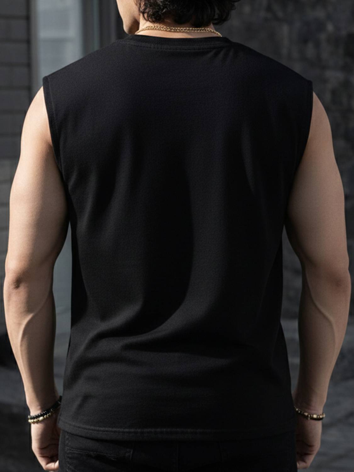 Jump Cuts Men Black T-Shirt - Image 4