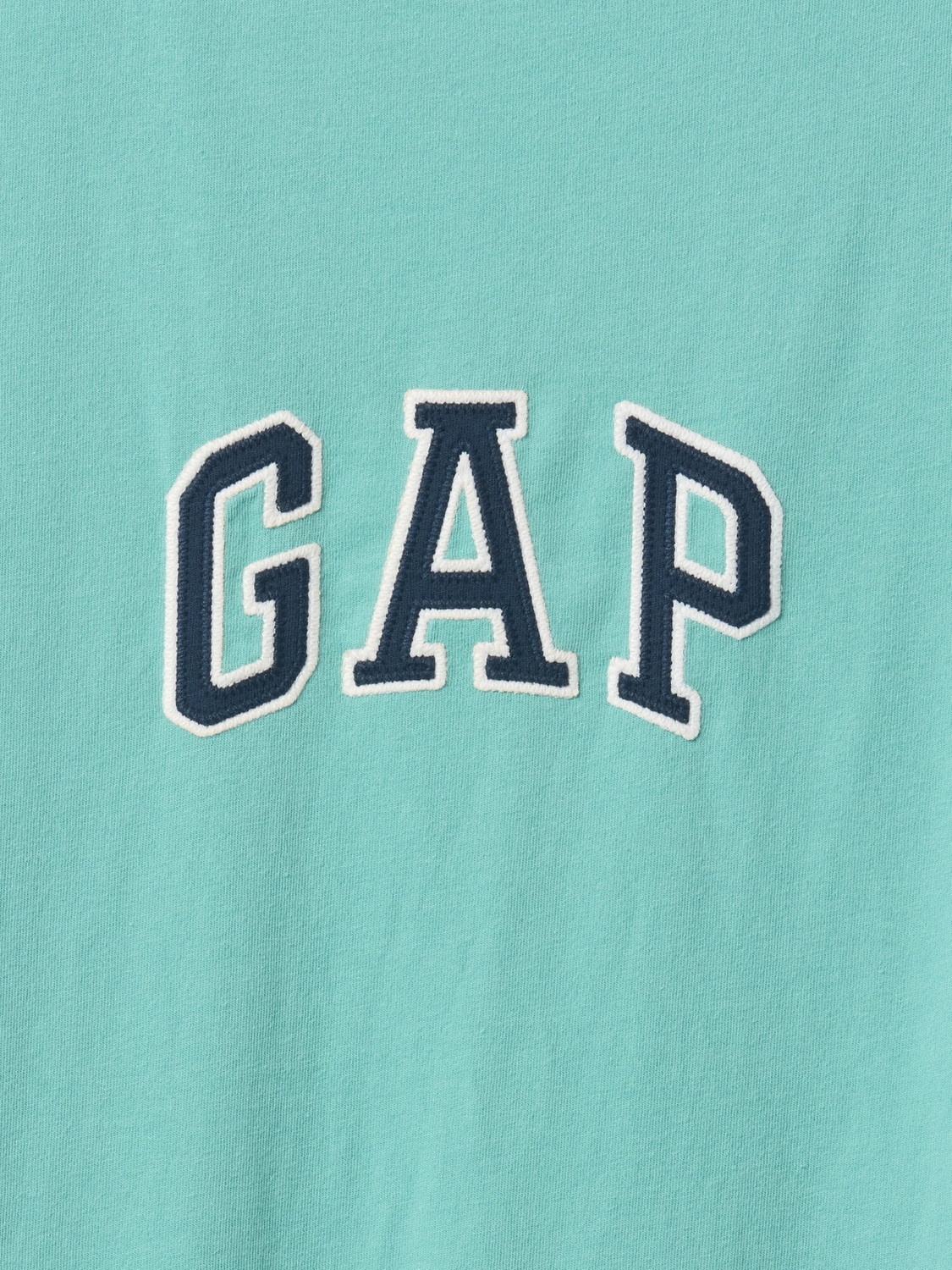 Image of GAP Printed Men Round Neck Blue T-Shirt