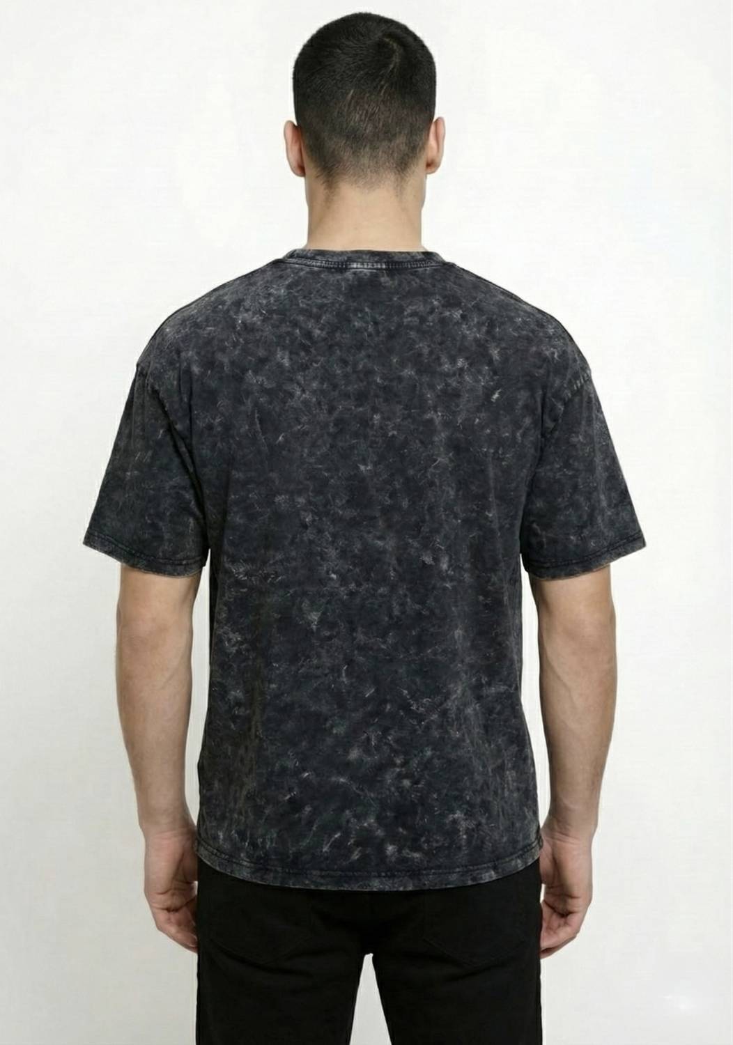 SKRATS Men Black Printed Round Neck T-Shirt - Image 4