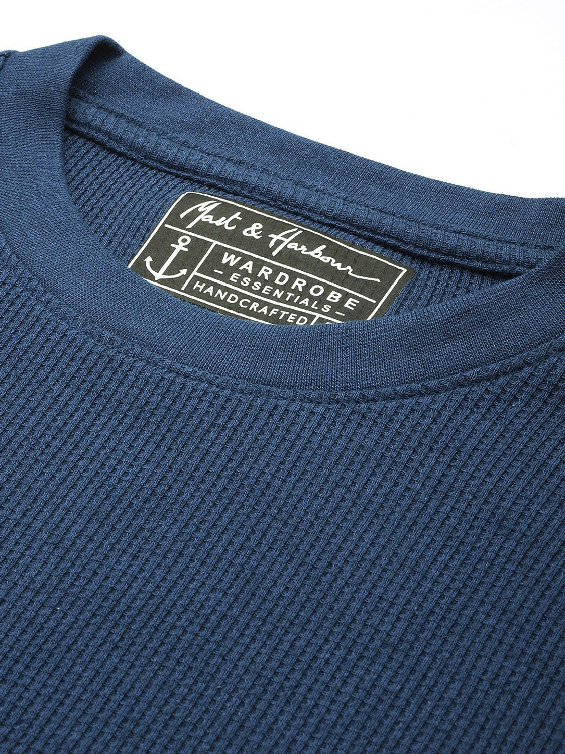 Image of Mast & Harbour Full Sleeve Solid Men Sweatshirt