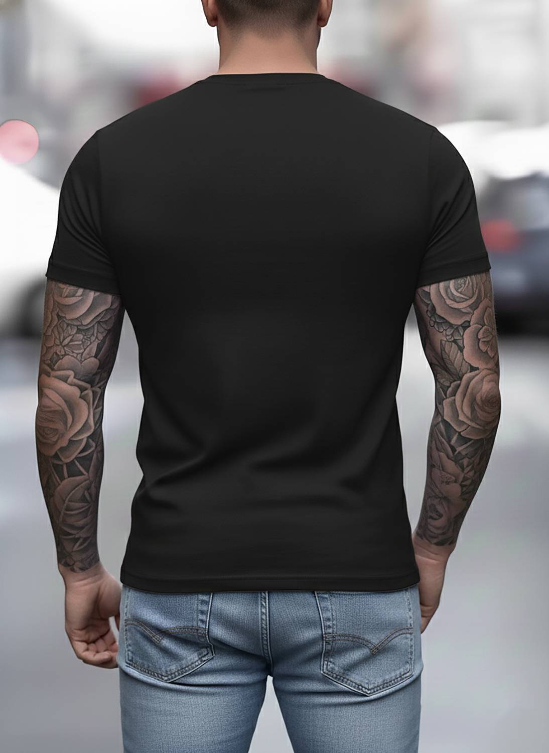 Magneto Graphic Print Black T-Shirt - Image 2