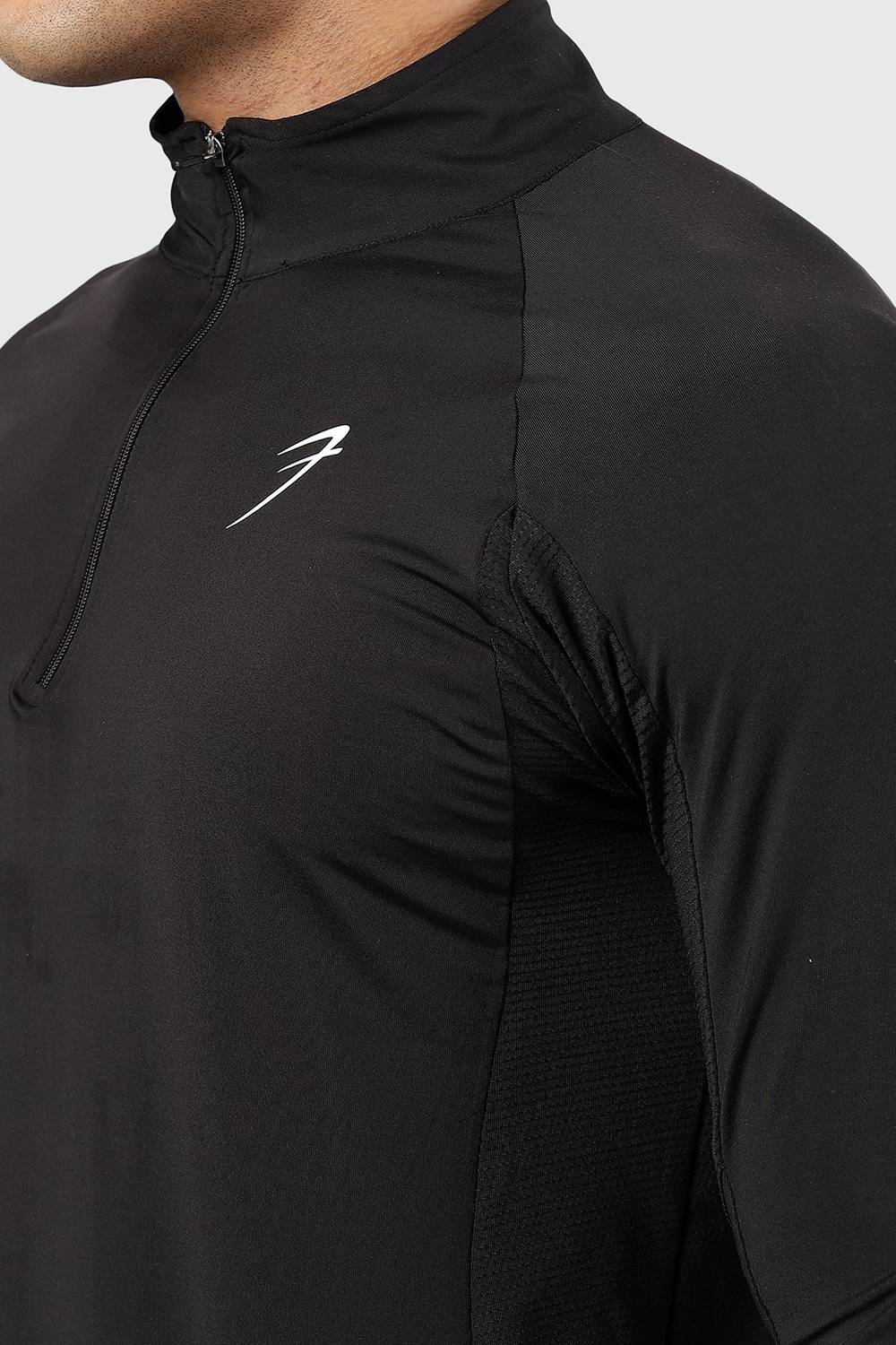 FuaarK Men High Neck Black T-Shirt - Image 4