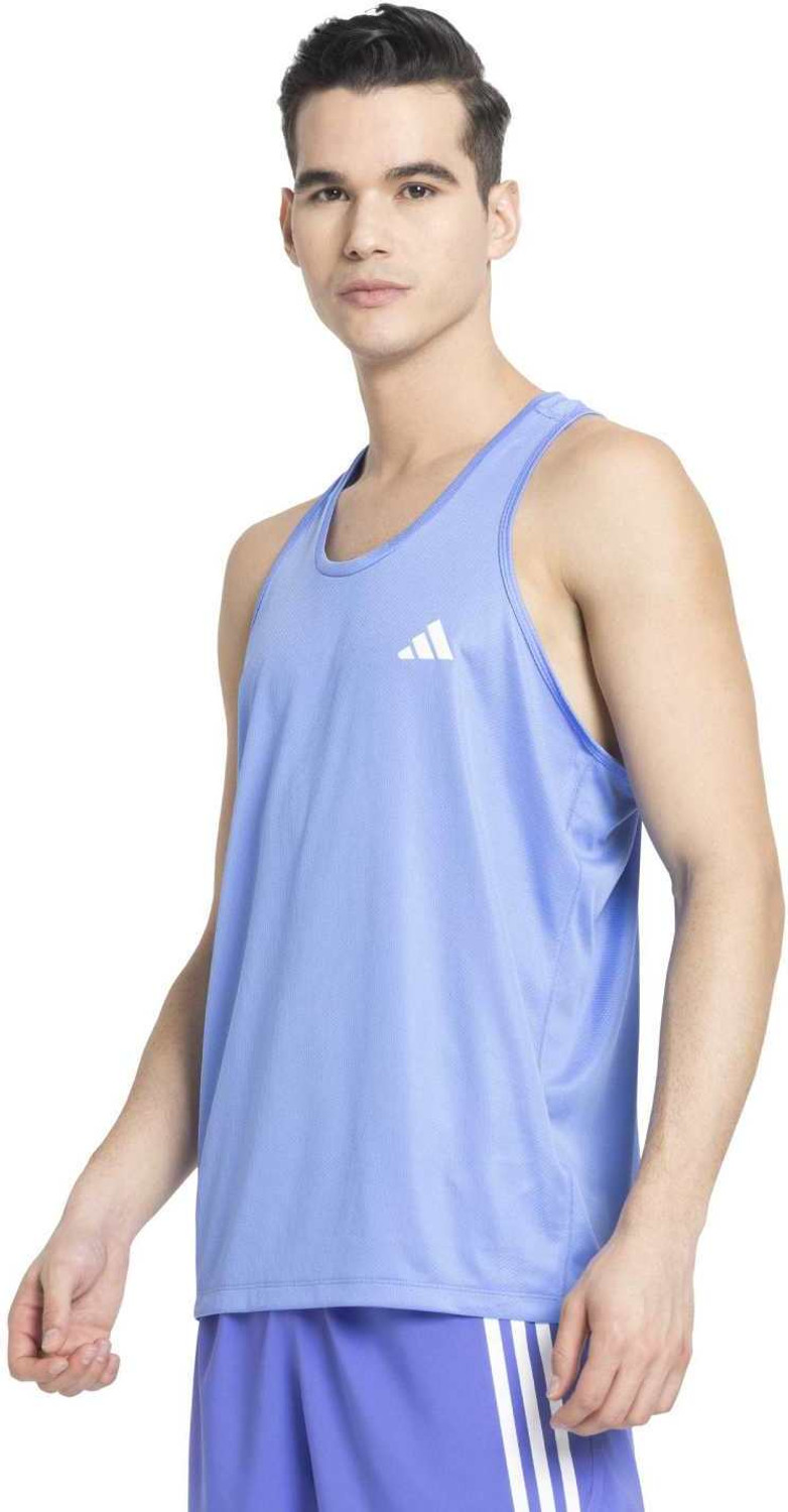 Image of ADIDAS Printed Men Scoop Neck Purple T-Shirt