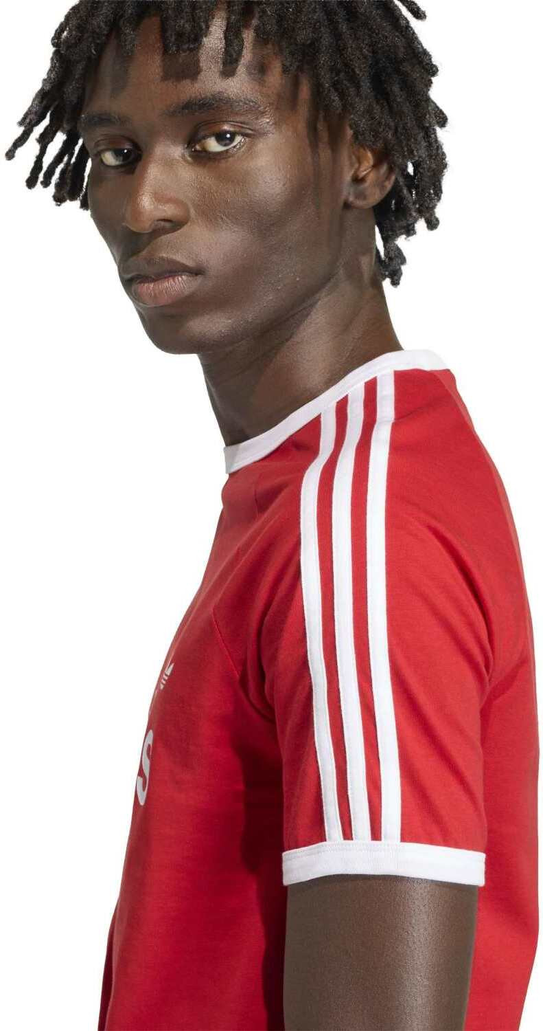 Image of ADIDAS ORIGINALS Printed Men Round Neck Red T-Shirt