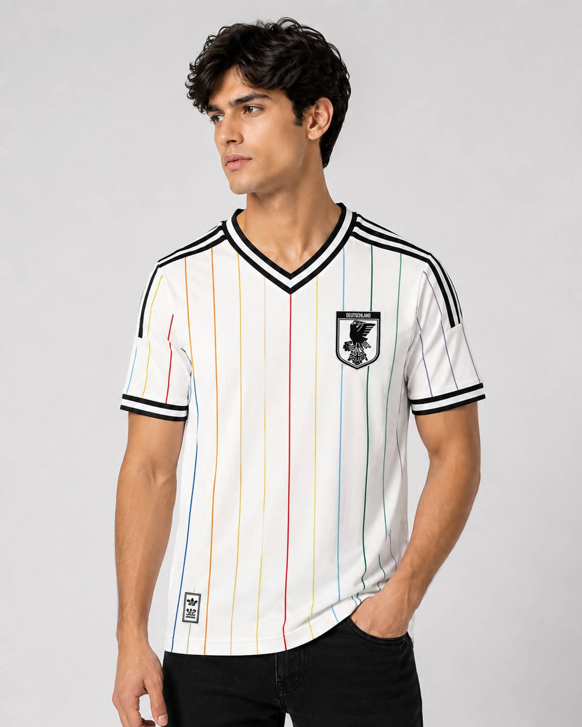 RSV Striped Multicolor Men's T-Shirt - Image 1