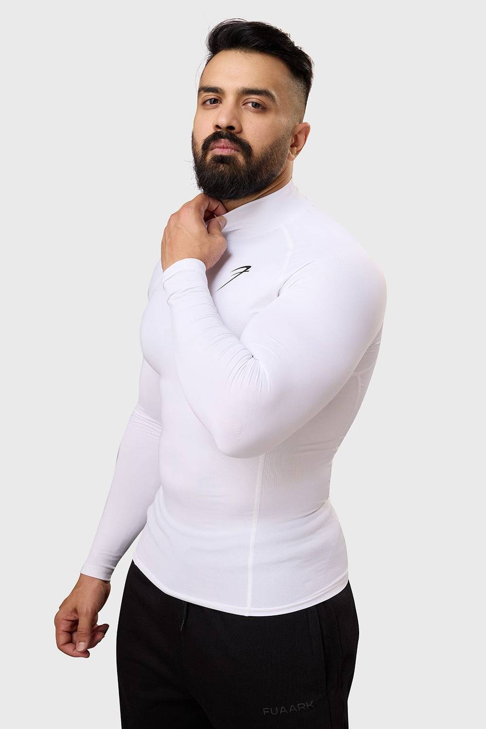 S FCRB S/S MOCK NECK TRAINING TOP WHITE NEW RELEASE 【F.C Real 