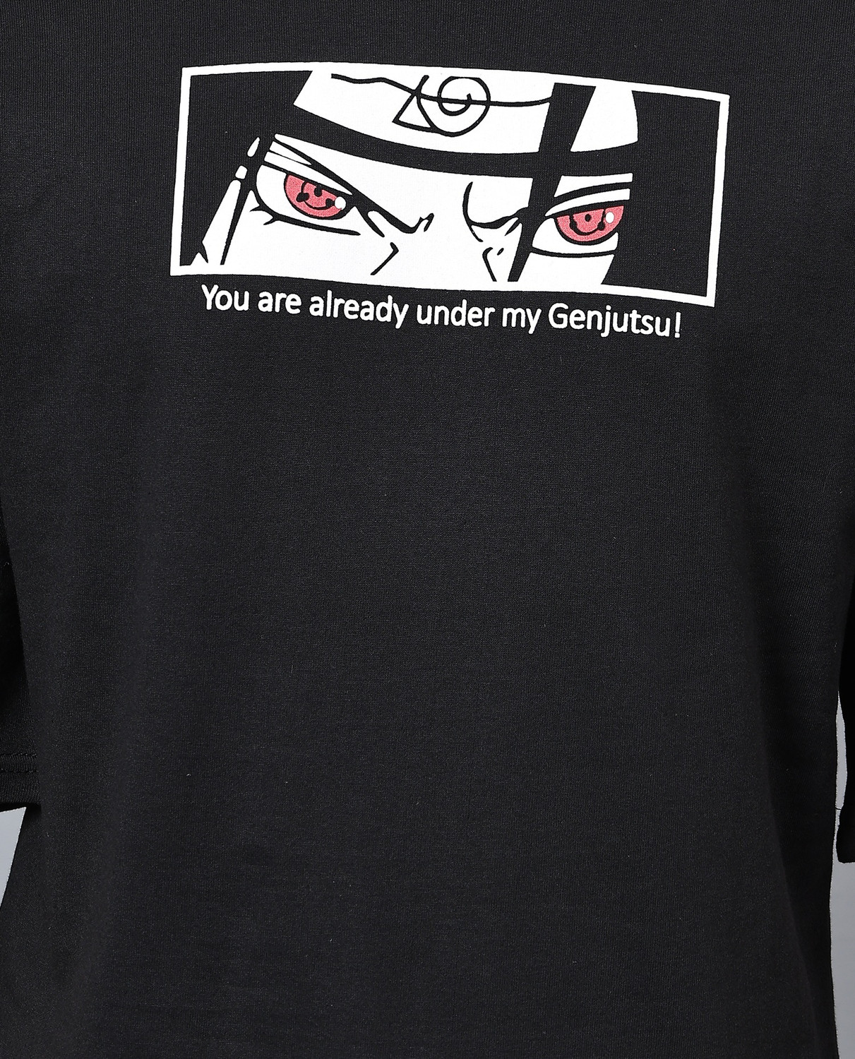Image of Garmin Printed Men Round Neck Black T-Shirt
