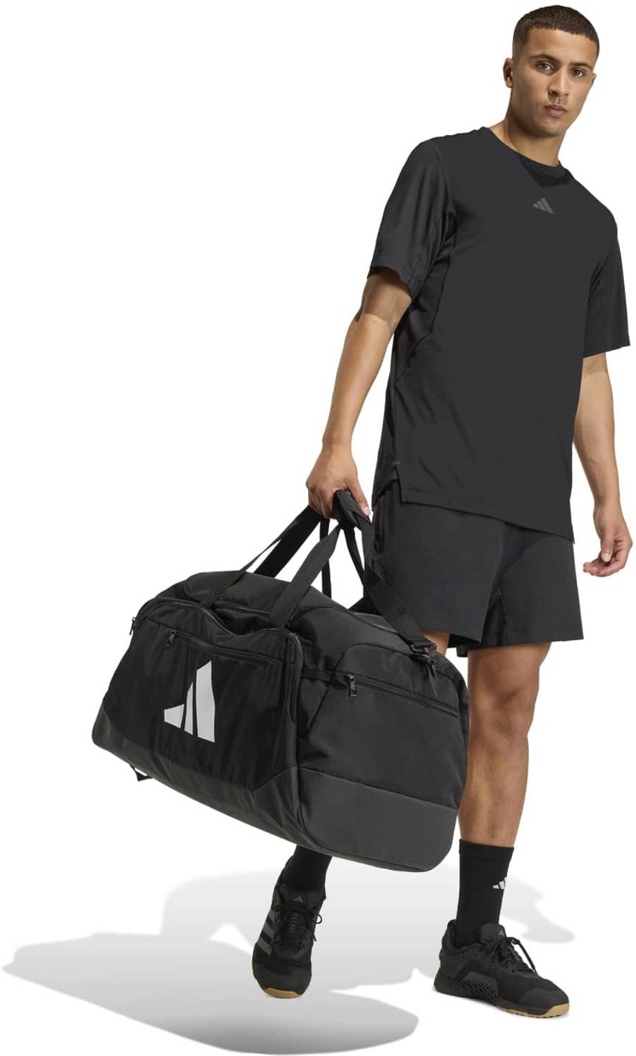 Adidas Printed Men Black T-Shirt - Image 5