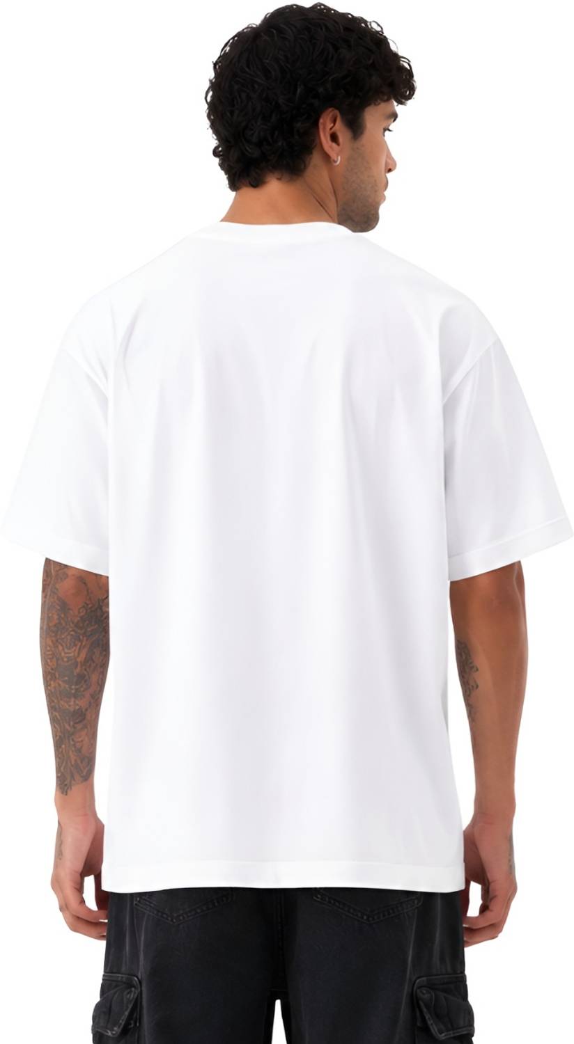 the wear it Men White Round Neck T-Shirt - Image 5