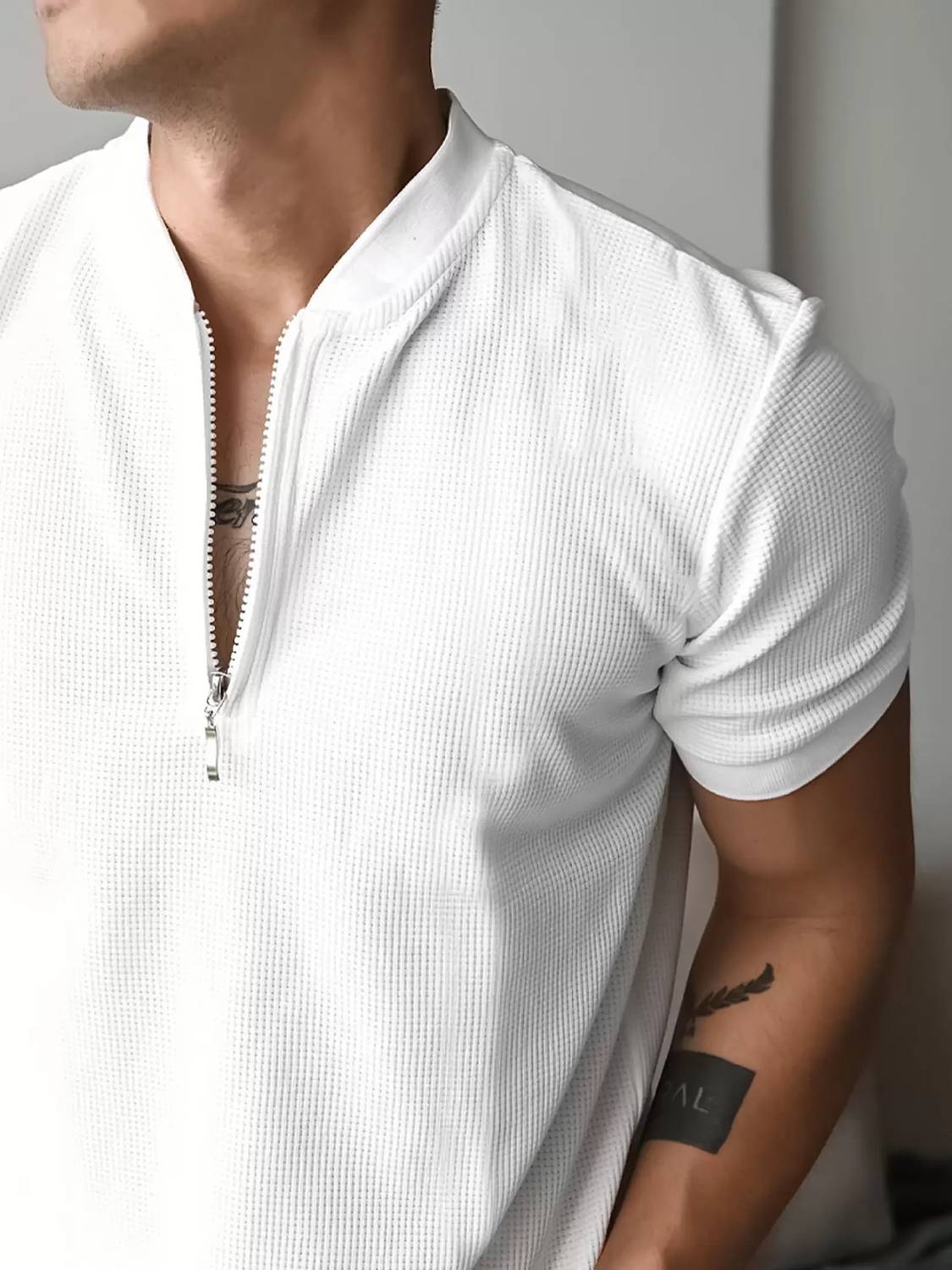advikacreation Solid Men Round Neck White T-Shirt