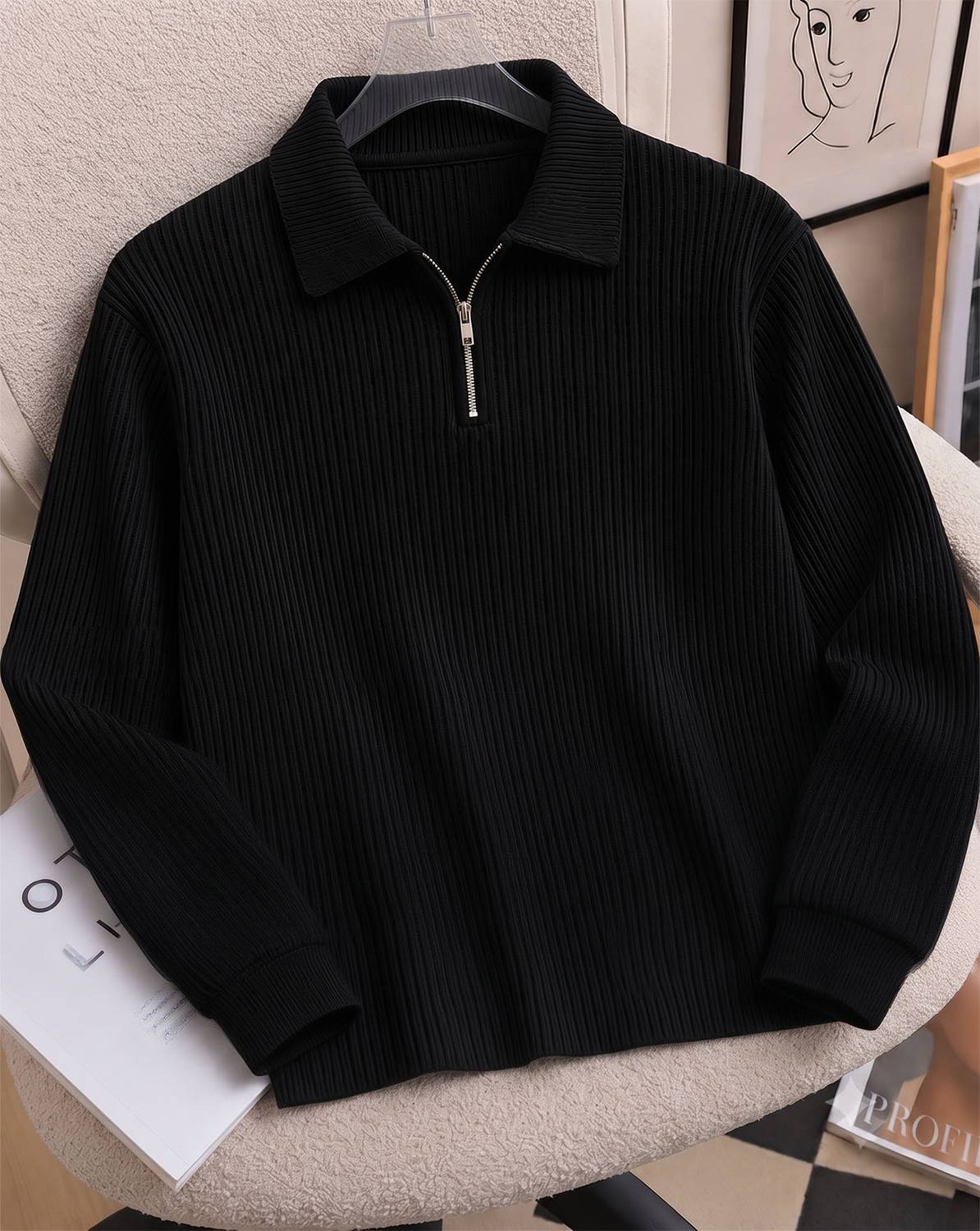 AOOSH Men's Full Sleeve Sweatshirt - Image 1