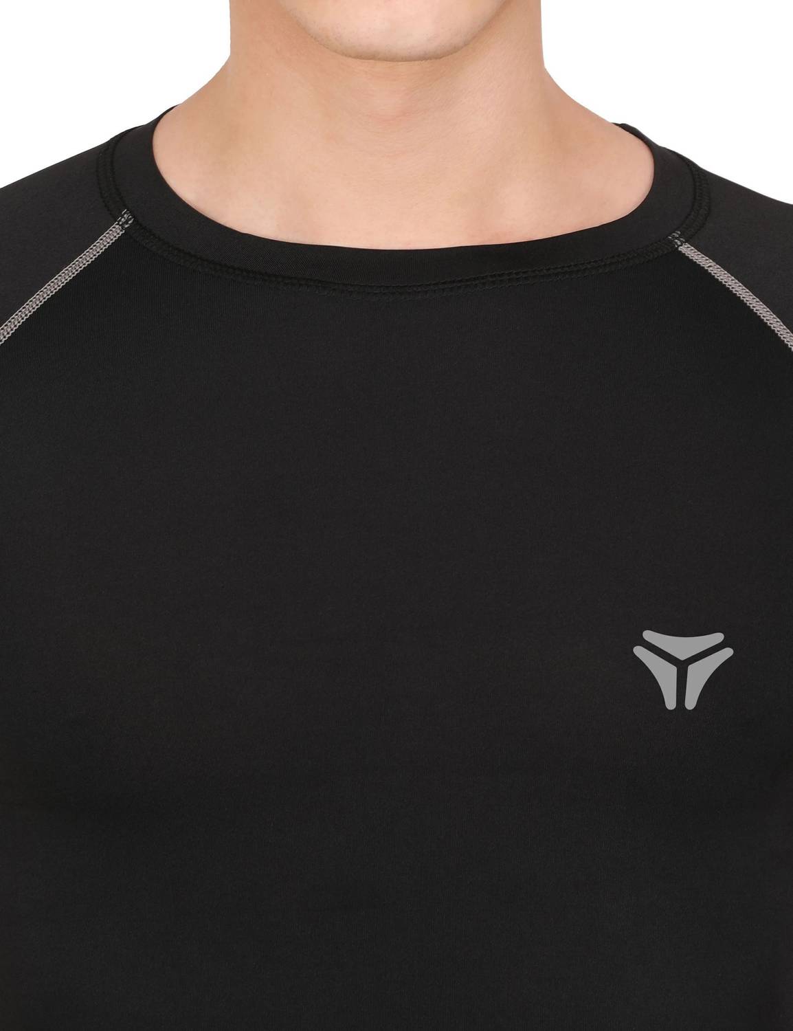 Kyk Men Black Round Neck T-Shirt - Image 5