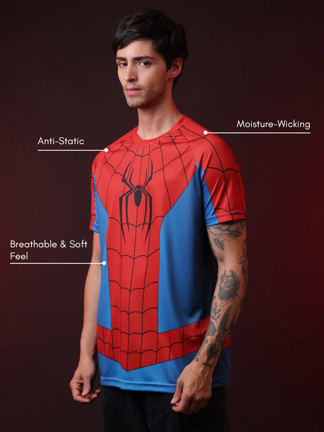 Free Authority Multicolor Men's Round Neck T-Shirt - Image 3