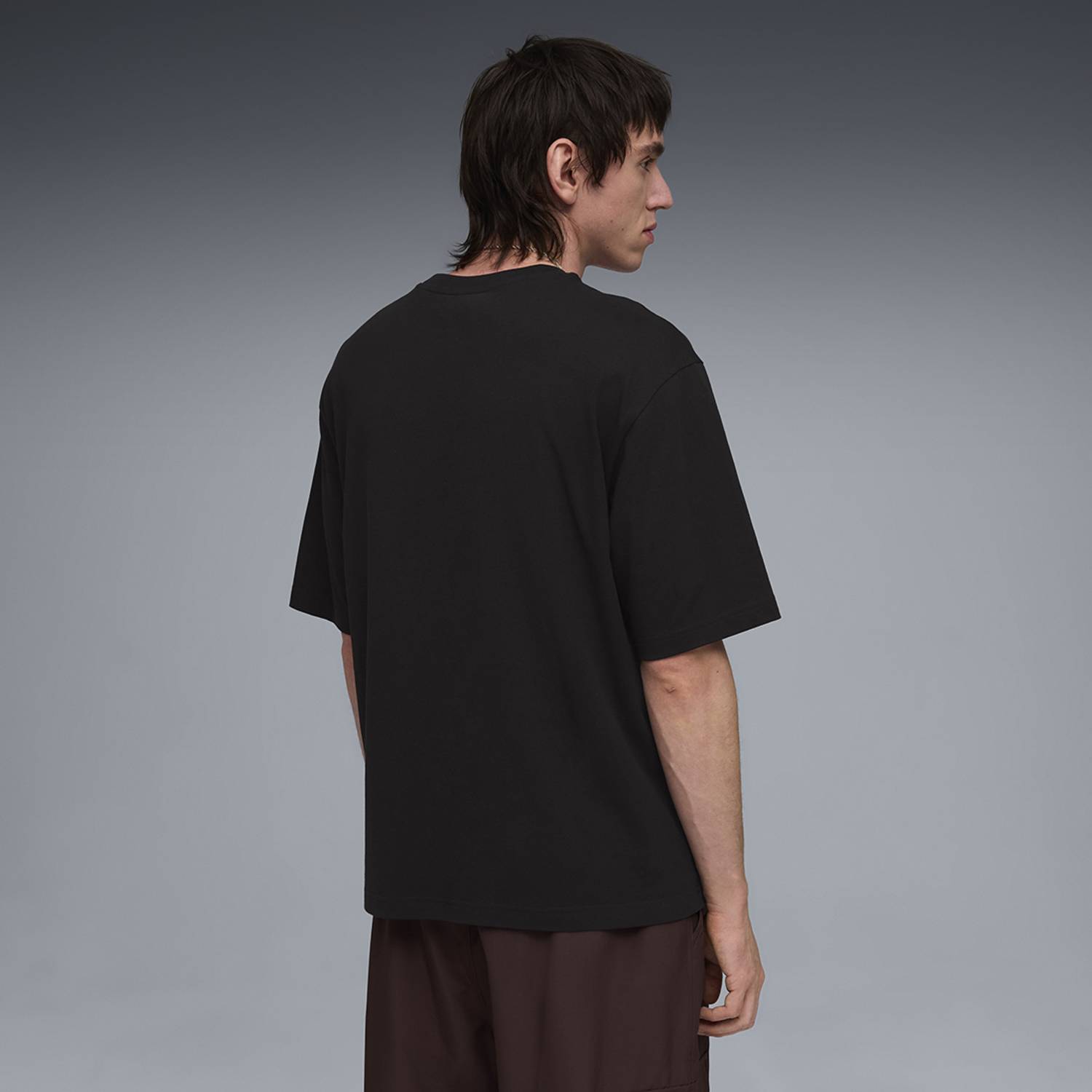 PUMA Men Black Crew Neck T-Shirt - Image 4