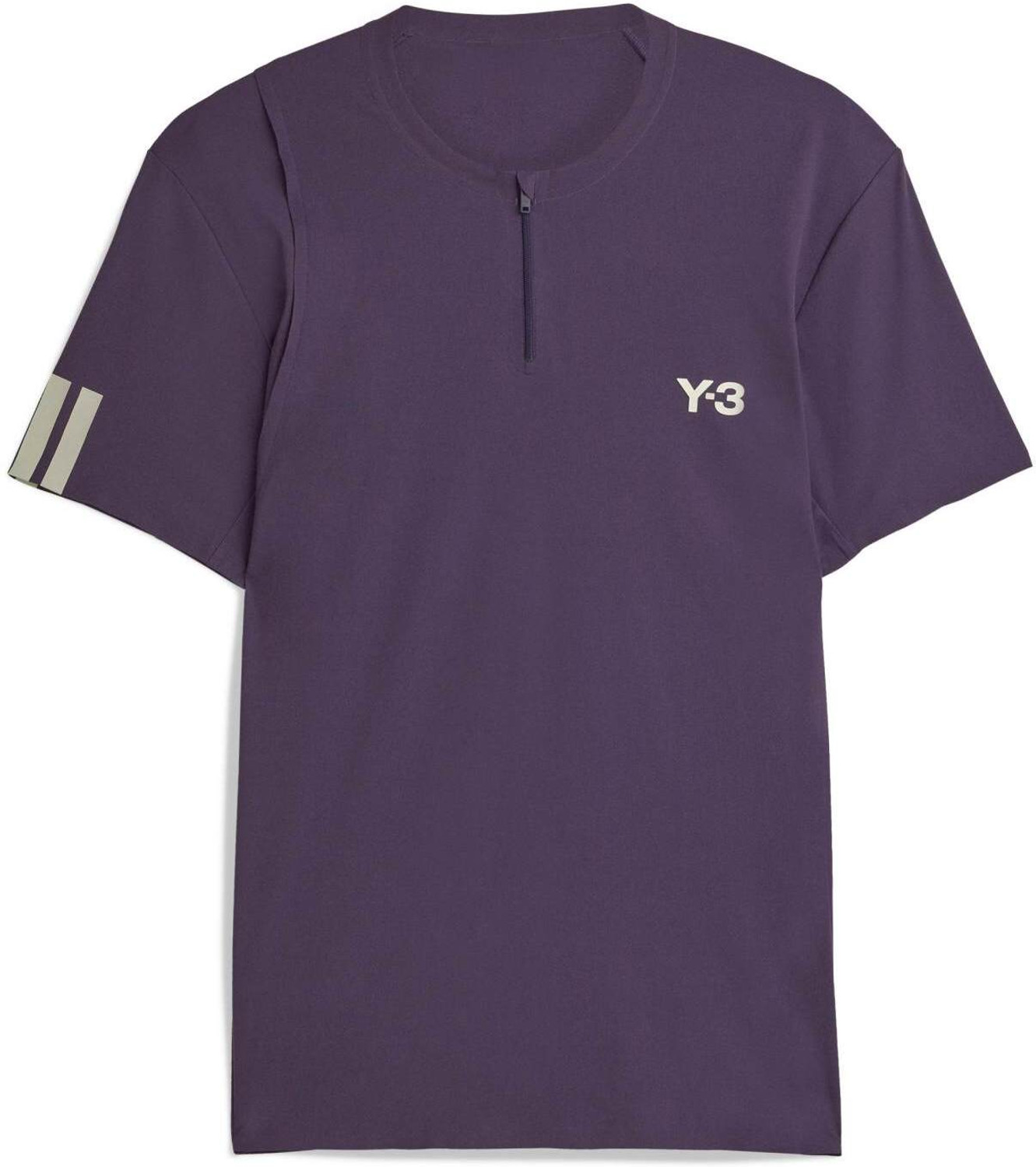 Image of ADIDAS Printed Men Round Neck Purple T-Shirt