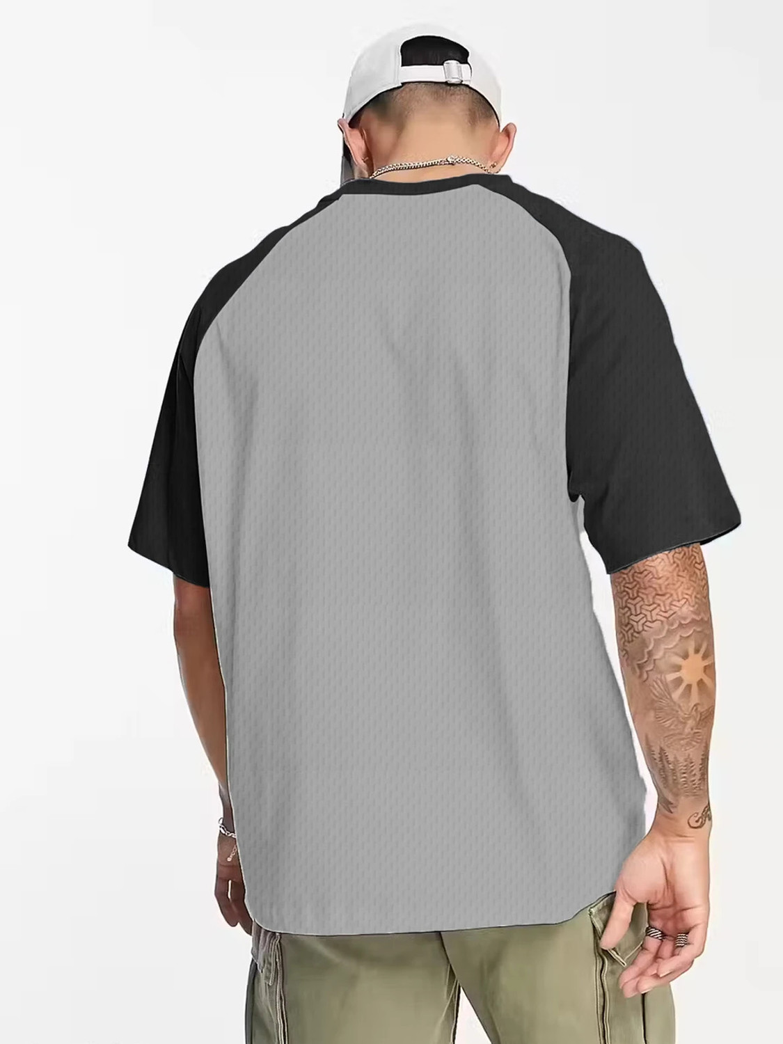 Image of JUST ROAR Printed Men Round Neck Multicolor T-Shirt