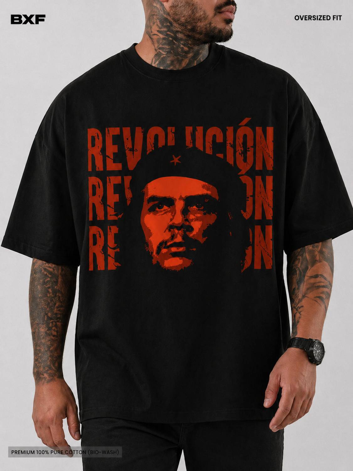 BXF Graphic Print, Typography Men Round Neck Black T-Shirt