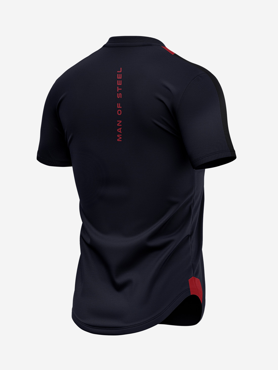 Image of The Souled Store Printed Men Round Neck Navy Blue T-Shirt