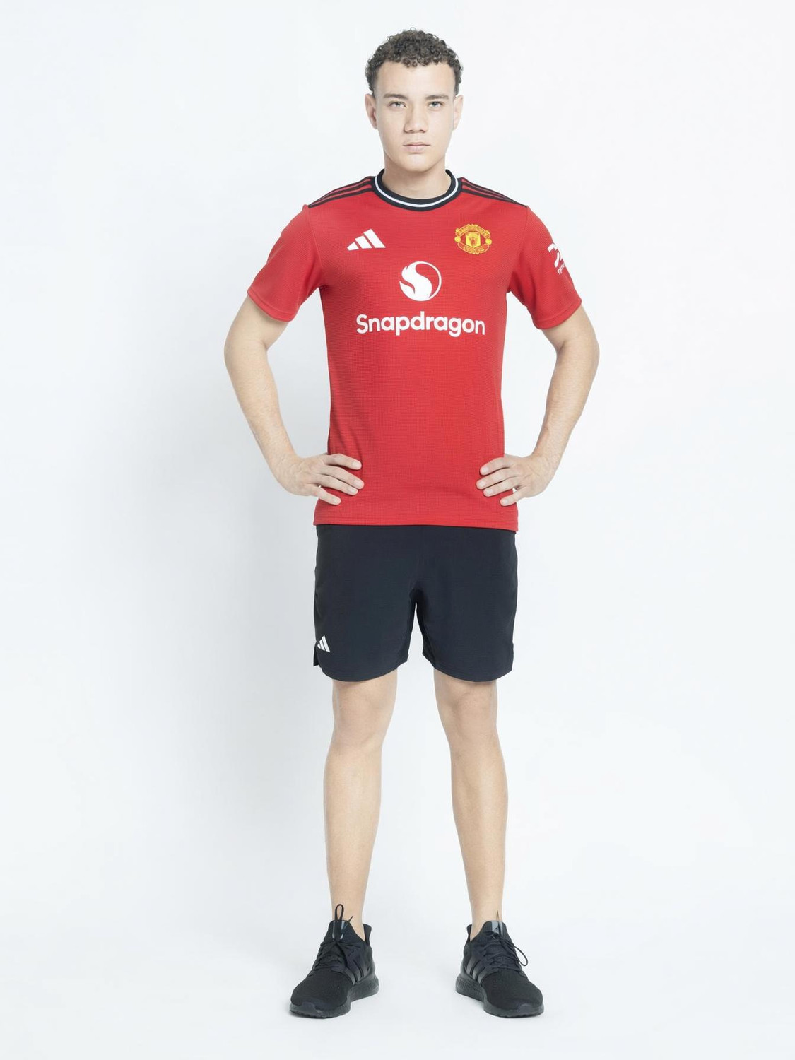 Image of ADIDAS Printed Men Round Neck Red T-Shirt