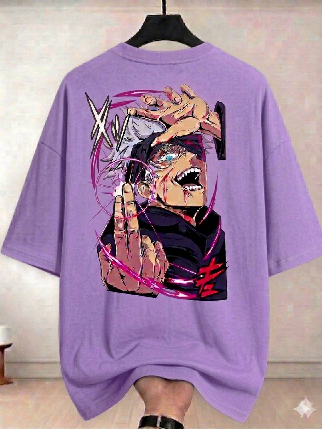 First Wave Purple Men's Round Neck T-Shirt - Image 1