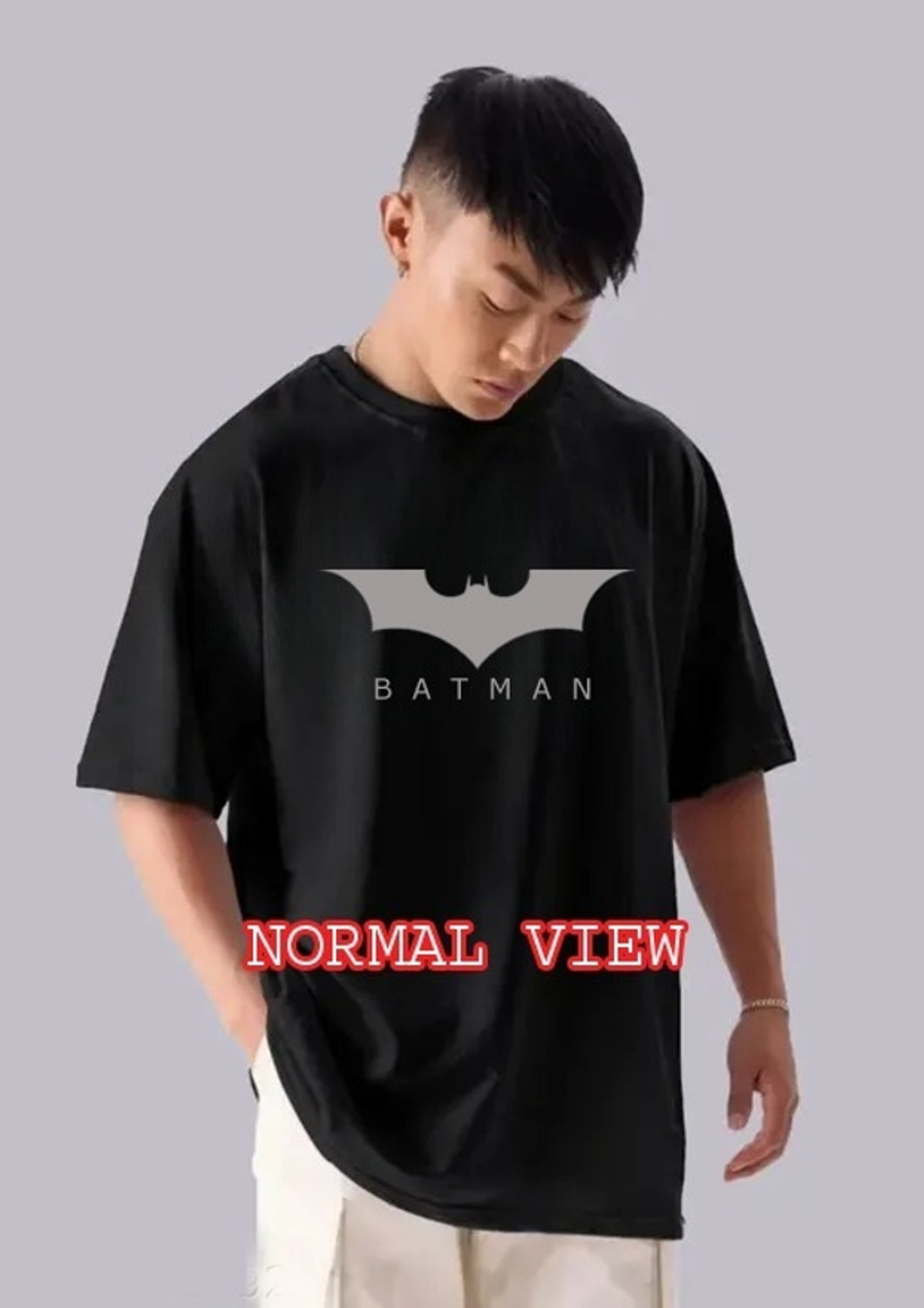 Image of AACHIPAN Printed Men Round Neck Black T-Shirt