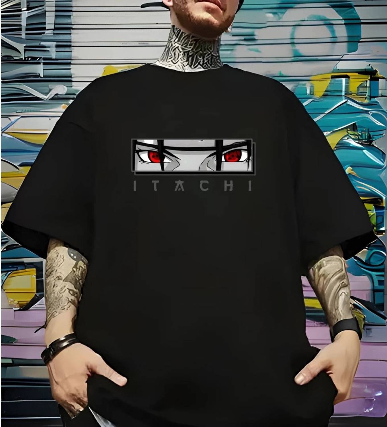THE BROKEN STREET Black Graphic T-Shirt - Image 5