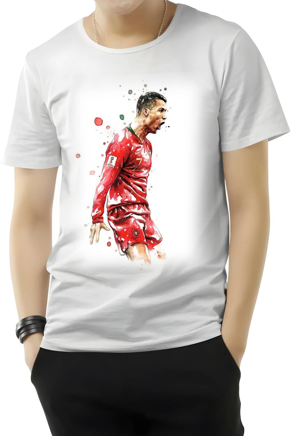 BalSo Graphic Print Men Round Neck White T-Shirt