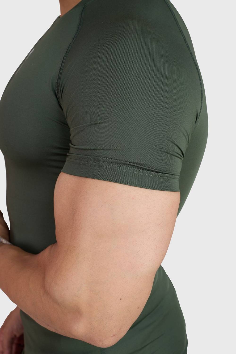 FuaarK Men Green Round Neck T-Shirt - Image 3