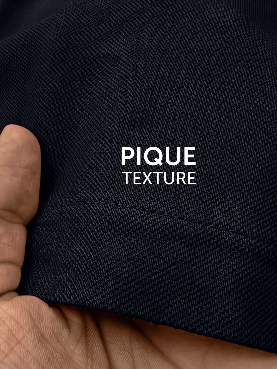 Image of XYXX Solid Men Polo Neck Black T-Shirt