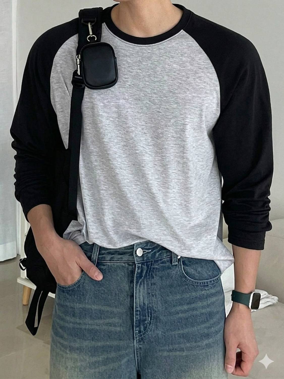 The Modern Soul Colorblock Men Black T-Shirt - Image 4