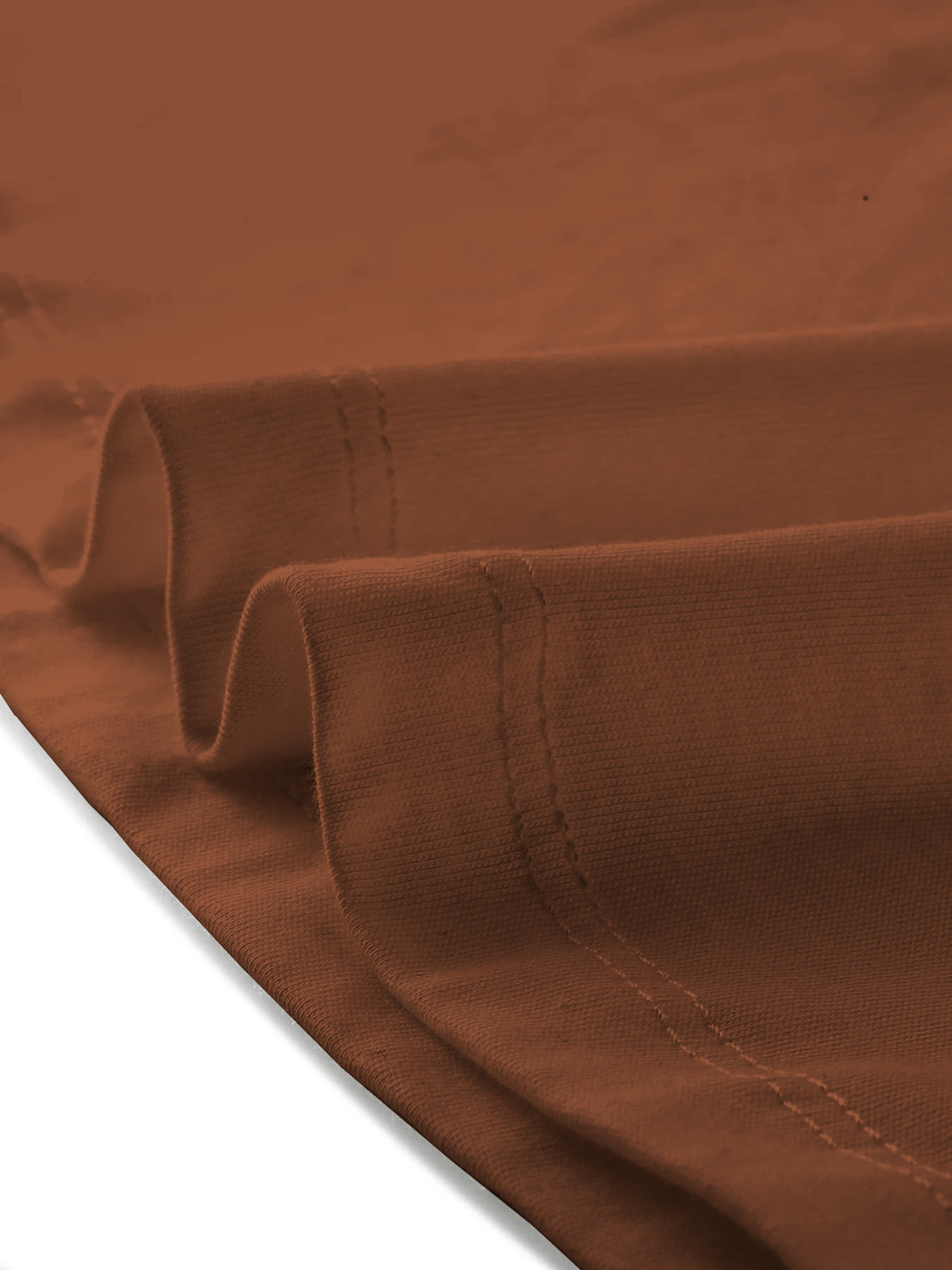 Image of TRIPR Printed Men Mandarin Collar Brown T-Shirt