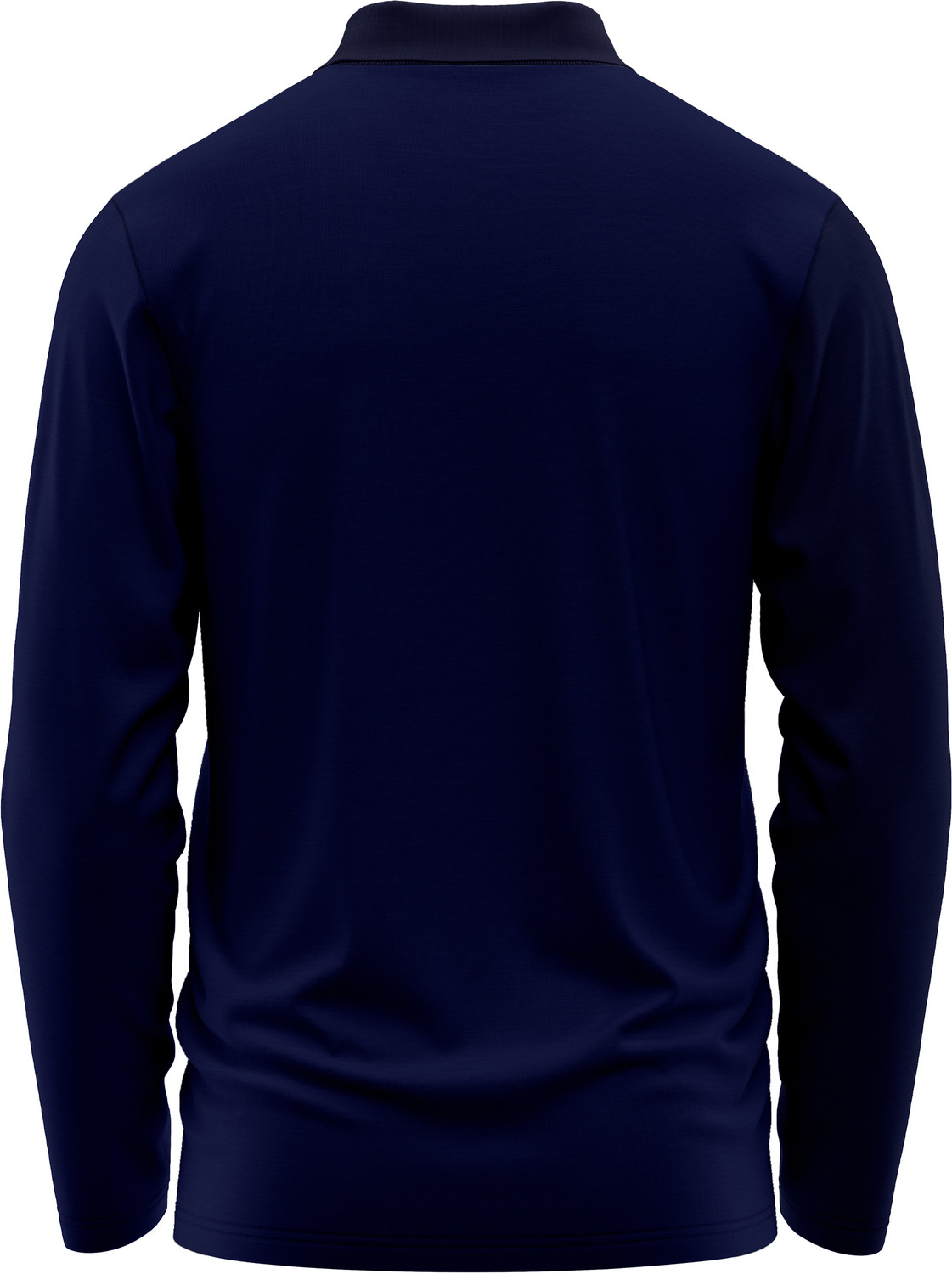 Image of inkholic Printed Men Polo Neck Navy Blue T-Shirt