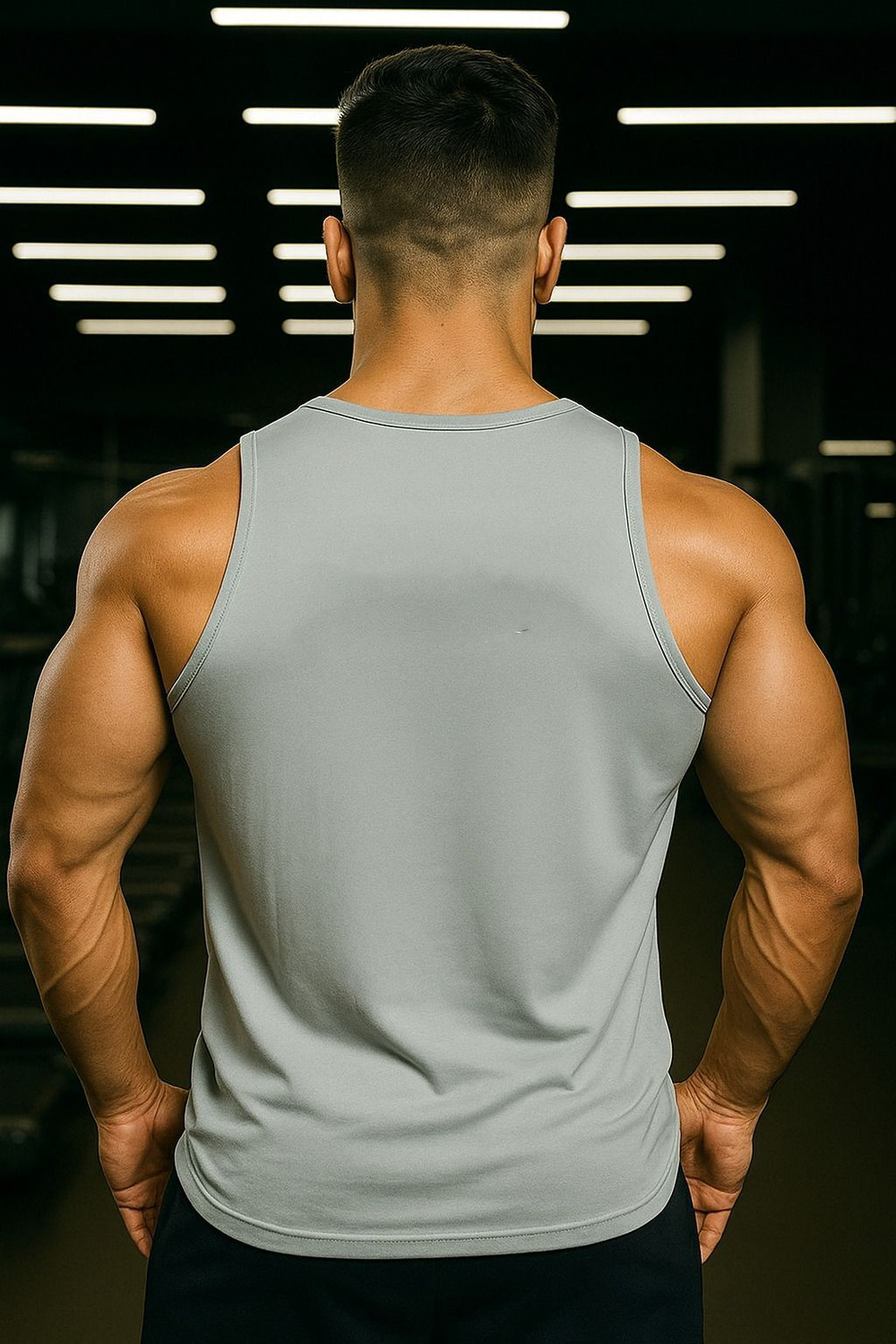 Image of dashzone Printed Men Round Neck Grey T-Shirt