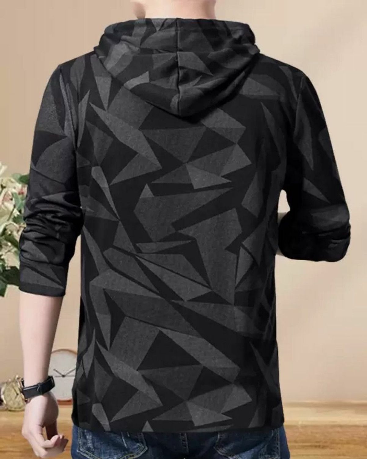 Image of Bell Paper Printed Women V Neck Grey T-Shirt