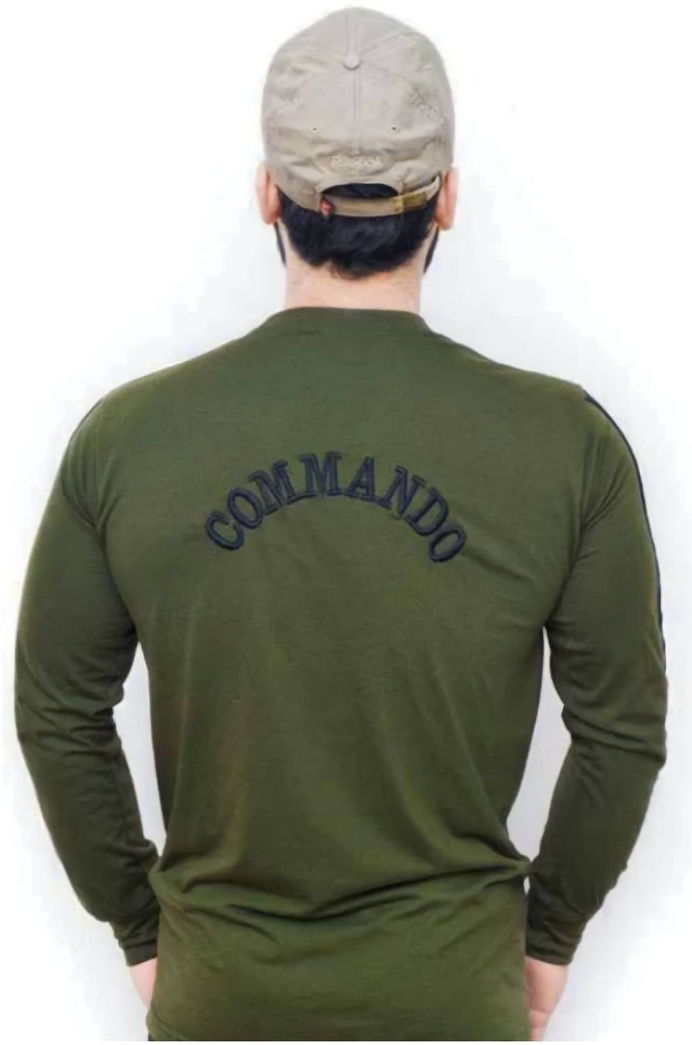 CAMOTAGE Military Camouflage Men Green T-Shirt - Image 2
