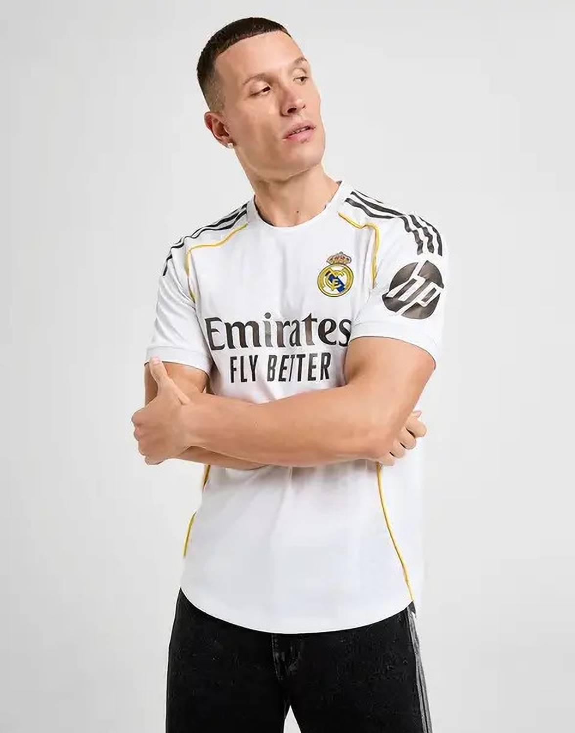 Madrid Jersey Solid Men Round Neck White T-Shirt - Buy Madrid
