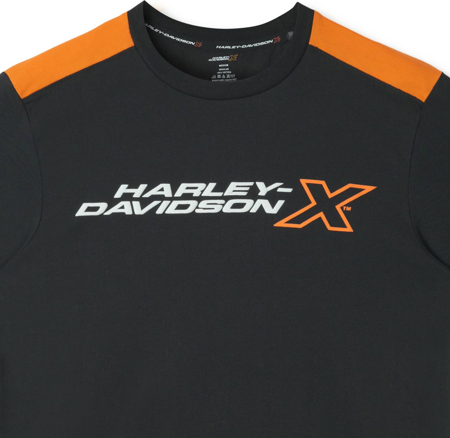 Harley-Davidson Men Black Round Neck T-Shirt - Image 4