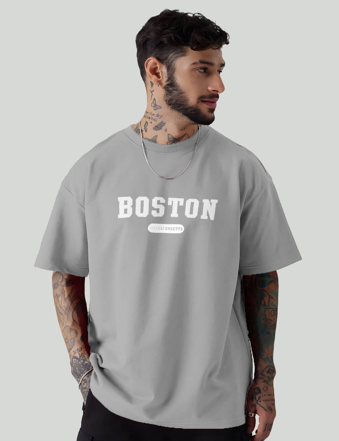 Force Men Round Neck Printed T-Shirt (Blue) Pack of 3 - Image 3