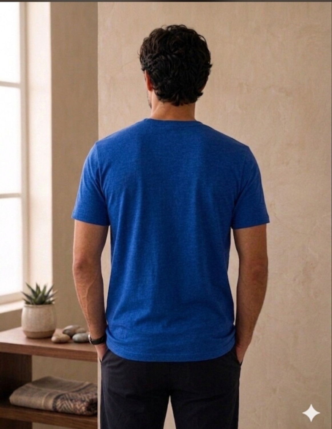 Image of MGAPPARELS Graphic Print Men Round Neck Black, Blue, White T-Shirt