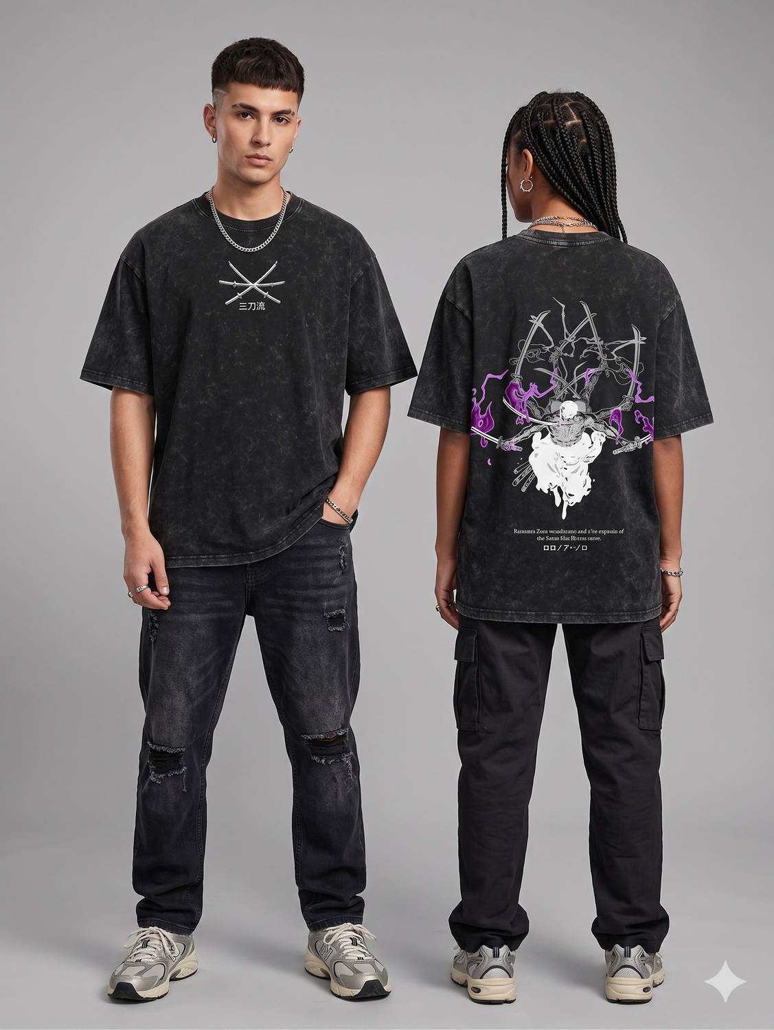 CULTREX Men Black Round Neck T-Shirt - Image 2