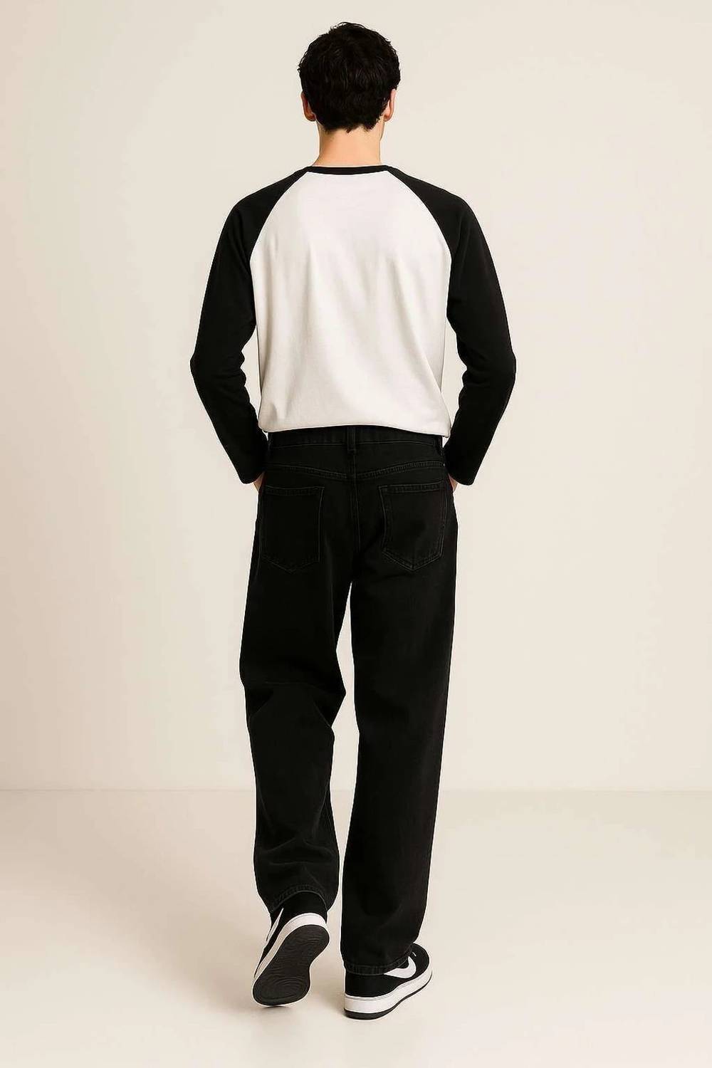 MK Digital Men Round Neck Beige T-Shirt - Image 3