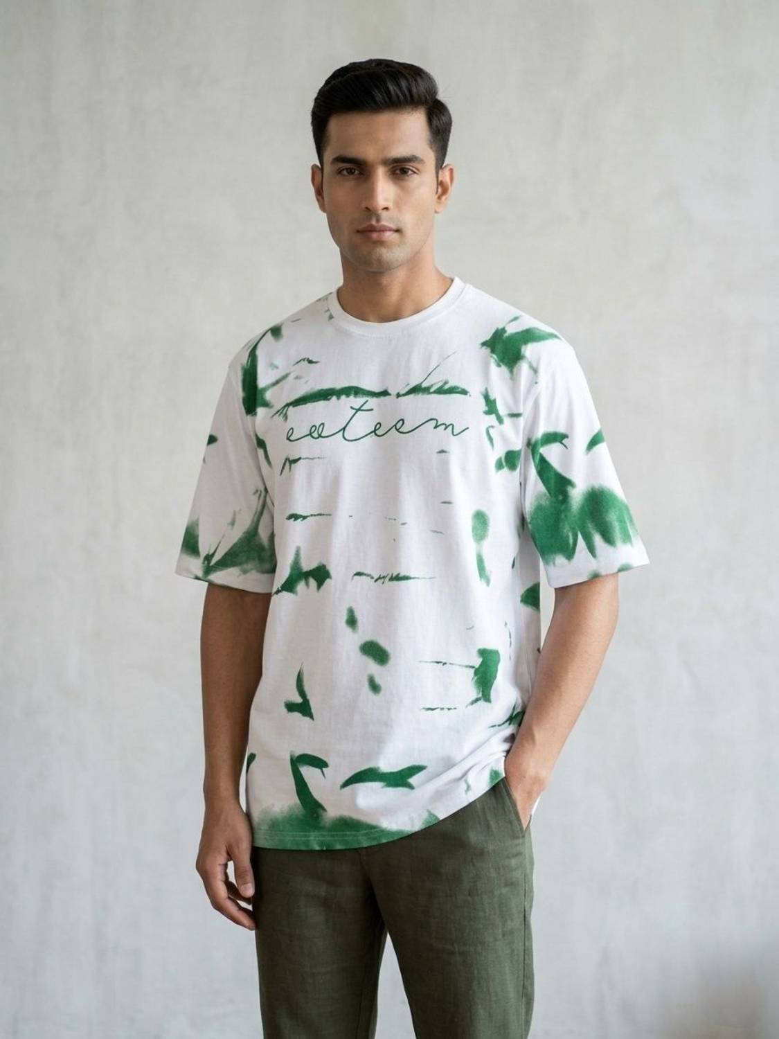 Vastraandco Printed Men Round Neck Multicolor T-Shirt