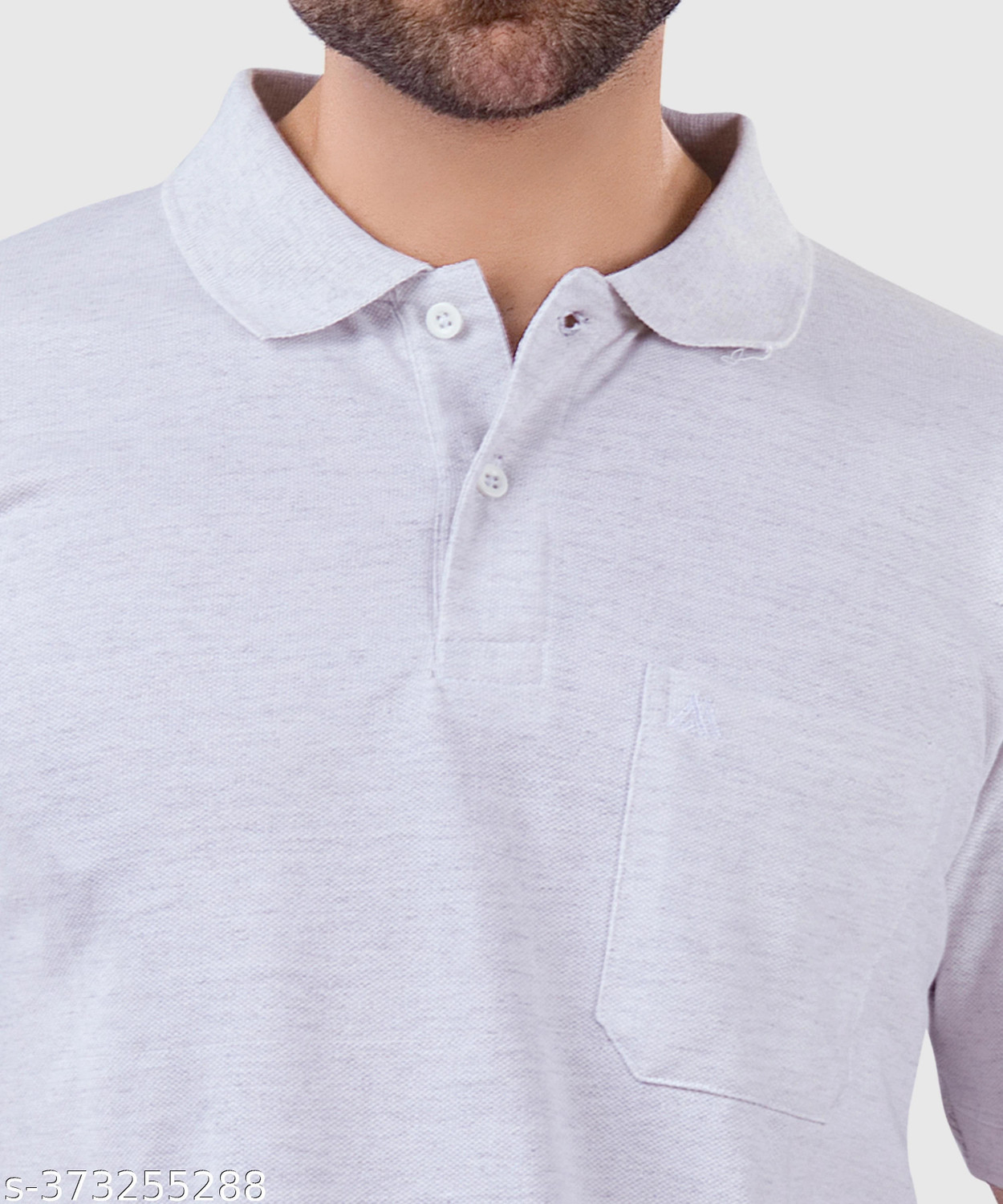 Image of M2HIT Solid Men Polo Neck Grey, Orange T-Shirt