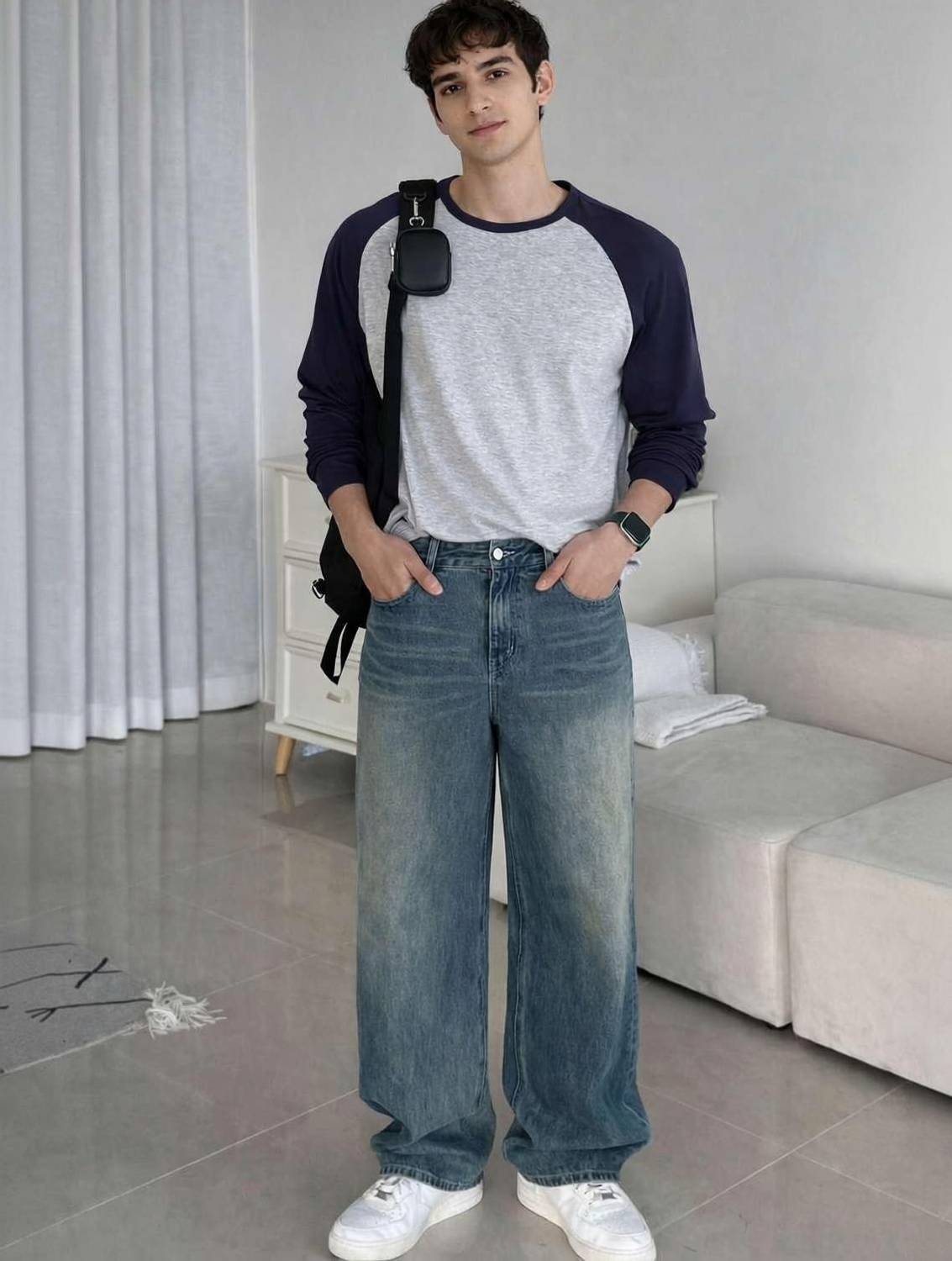 SIXTEENLINES Solid Men Round Neck Grey T-Shirt