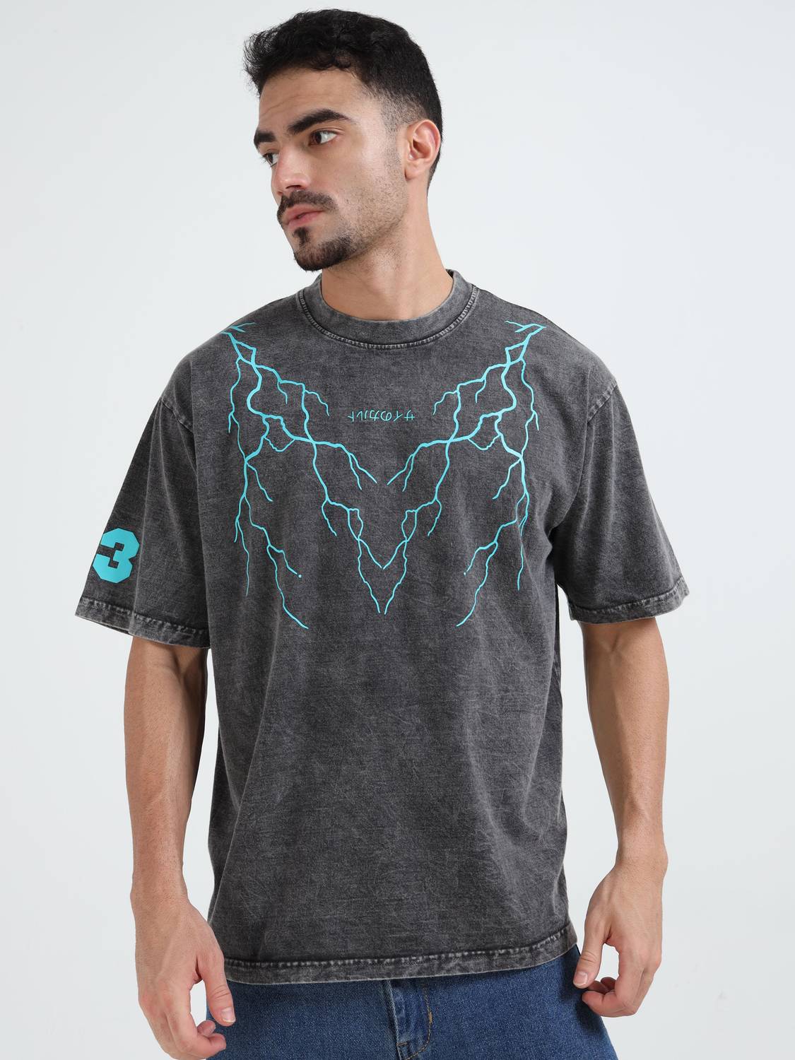 Rhinocult Men Grey Round Neck T-Shirt