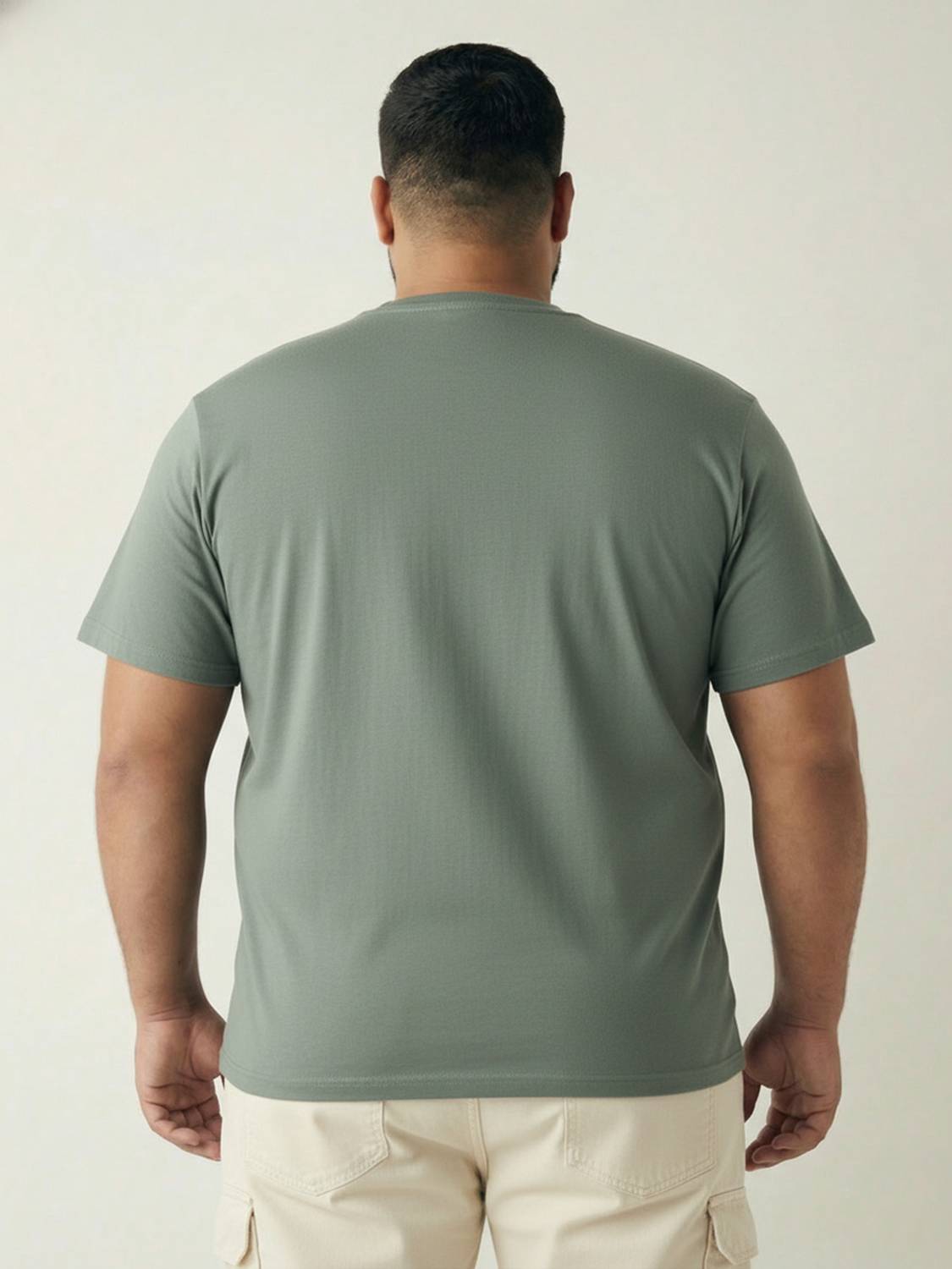 Toodleplus Printed Men Round Neck Light Green T-Shirt - Image 5