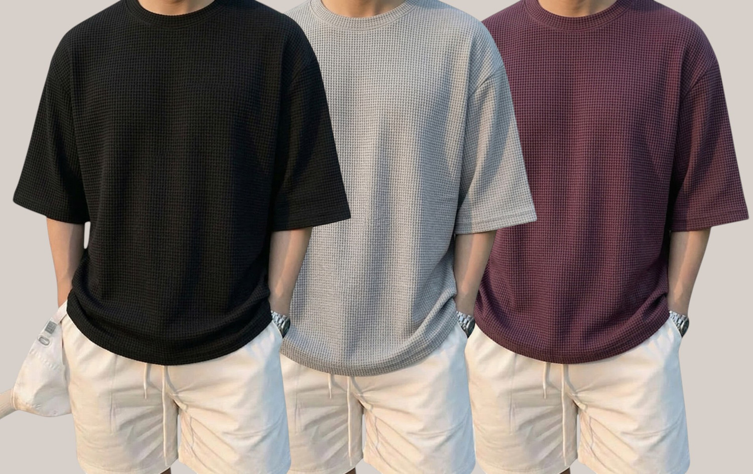 Image of Diversify Self Design Men Round Neck Multicolor T-Shirt