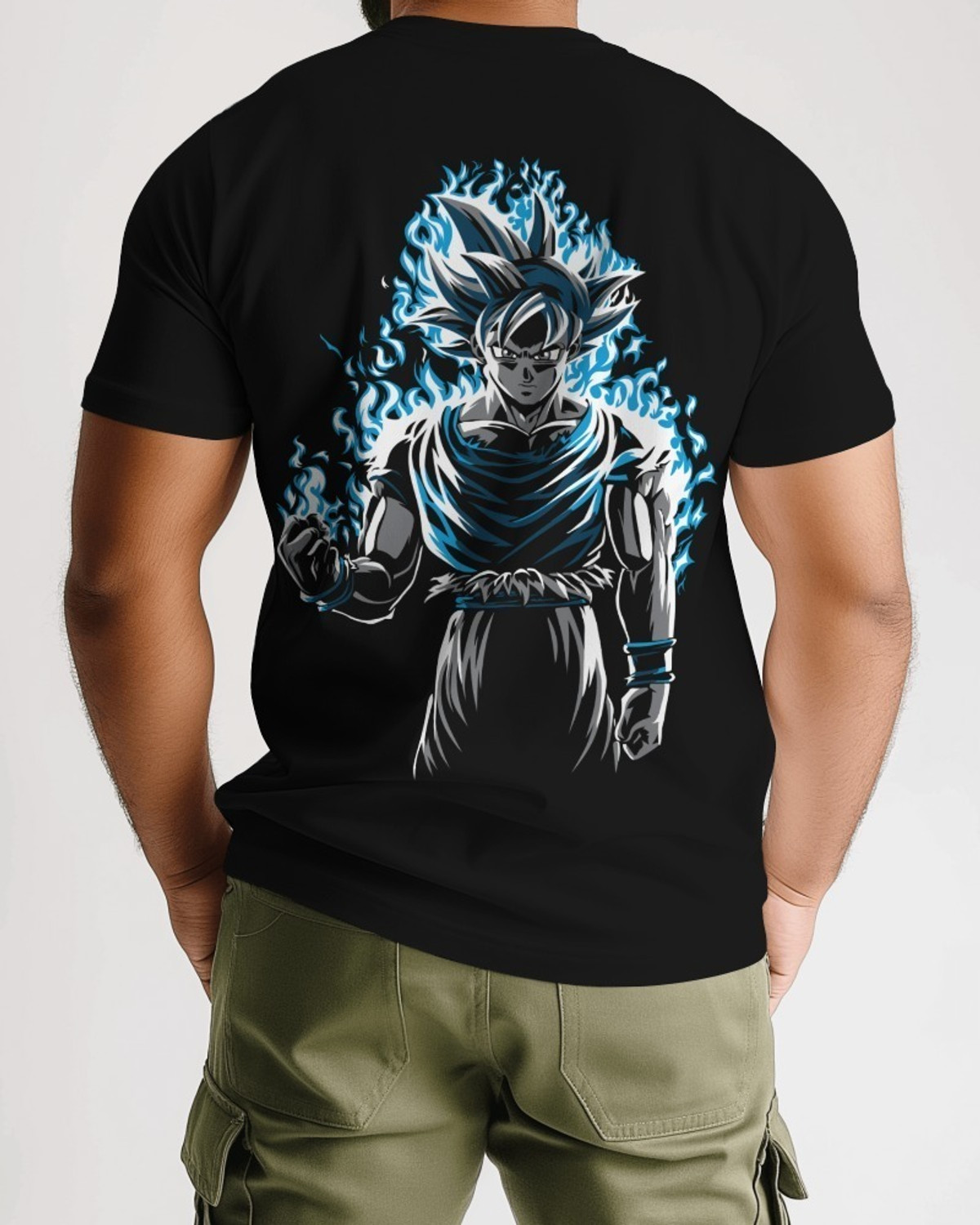 Image of ROCKY FAB Printed Men Round Neck Black T-Shirt