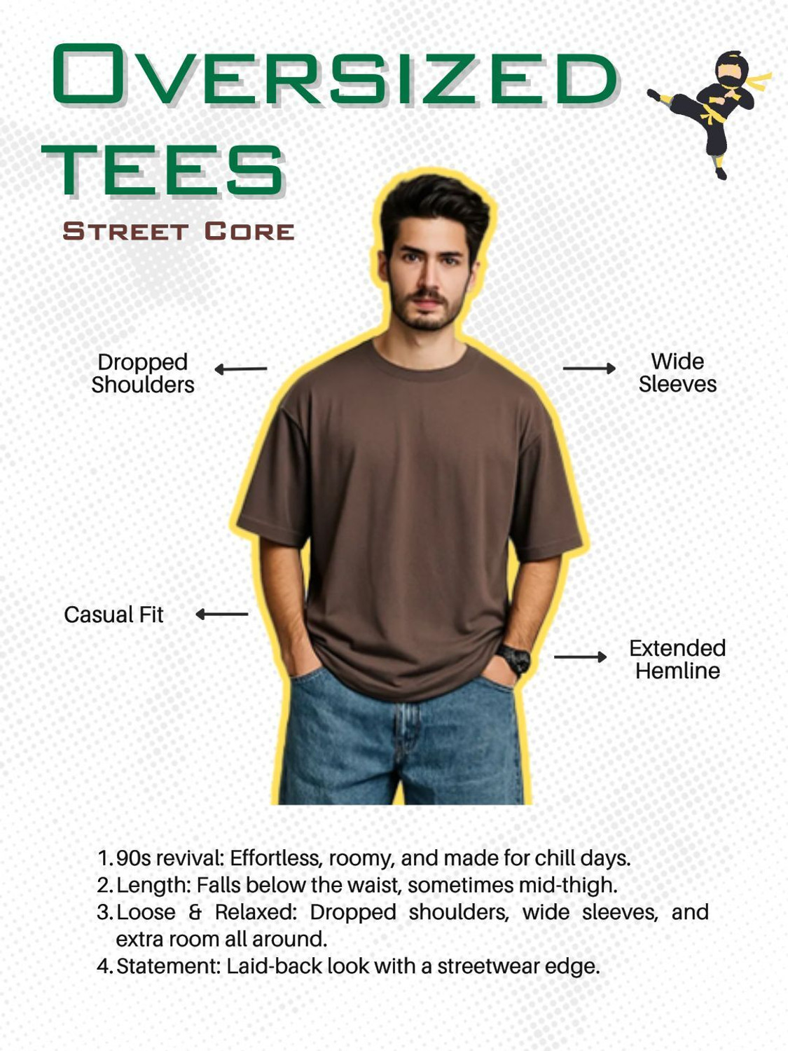 Image of Glitchez Printed Men Round Neck Green T-Shirt