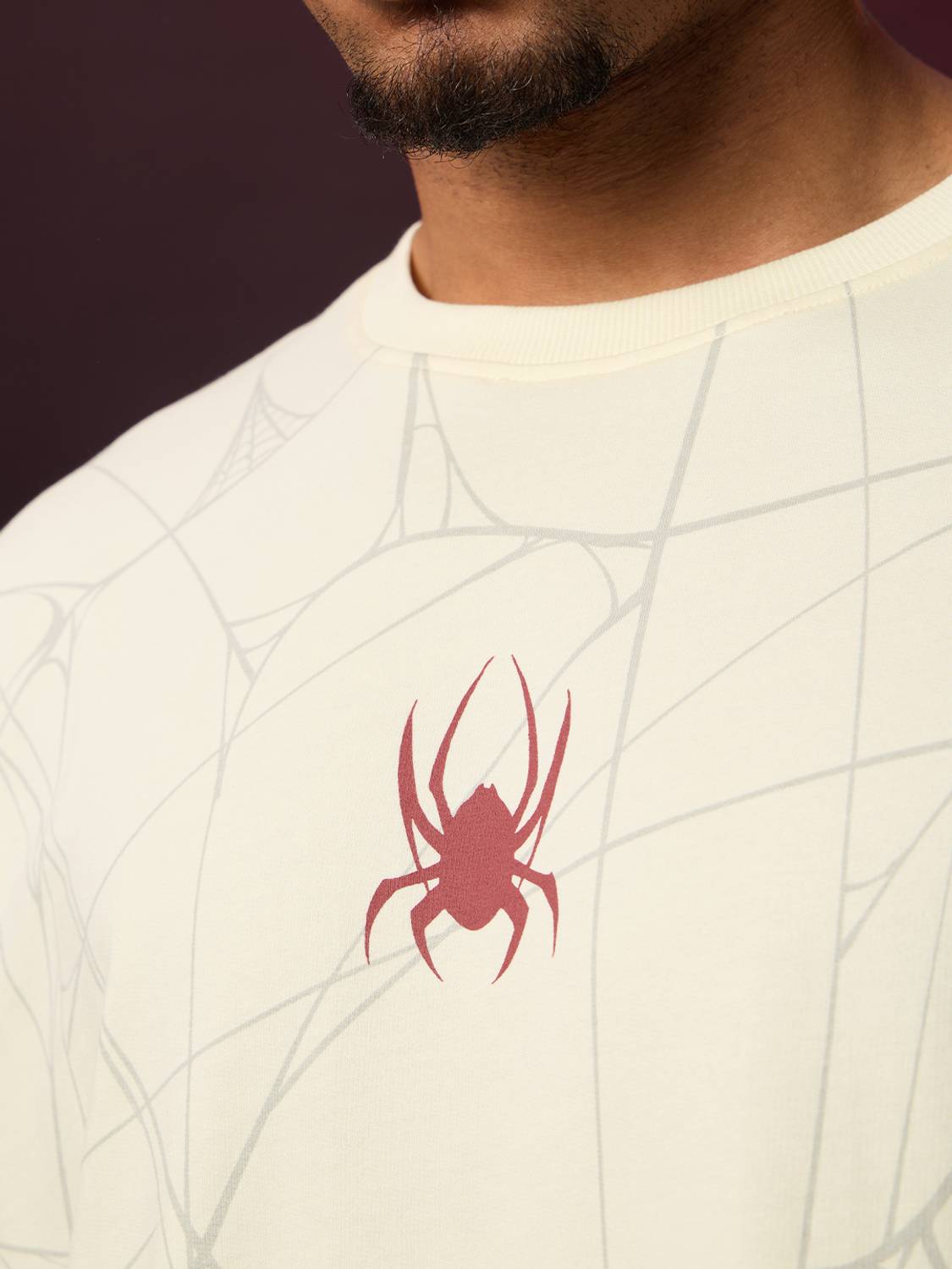 The Souled Store Superhero Men White T-Shirt - Image 4